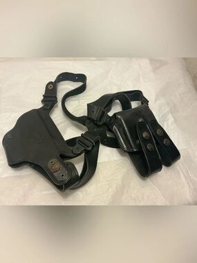 Vintage Galco SCL24 Shoulder Holster Black Leather Phoenix Arizona
